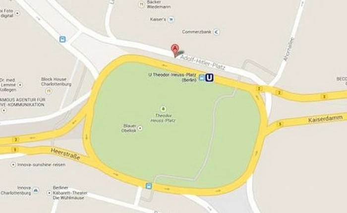 Google xin lỗi vì giao lộ mang tên Hitler