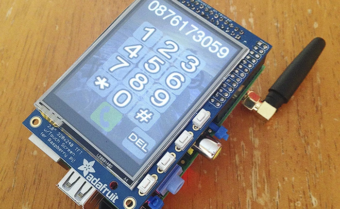 Tự chế smartphone chỉ 160 USD với sức mạnh của Raspberry Pi