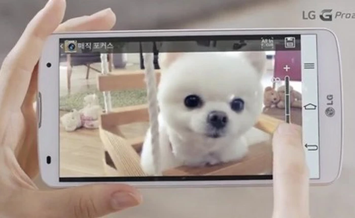 LG khoe tính năng chụp ảnh trước lấy nét sau của G Pro 2