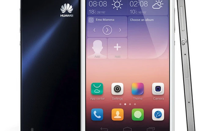 Huawei chính thức ra mắt Ascend P7 với camera trước 8 megapixel