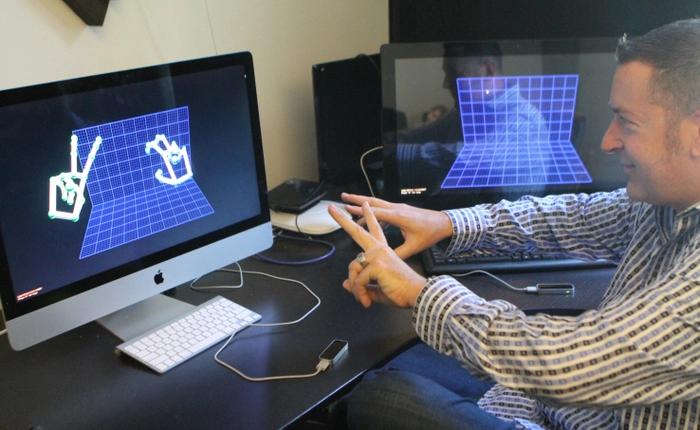 Cảm biến Leap Motion có thể theo dõi từng khớp nhỏ trên bàn tay