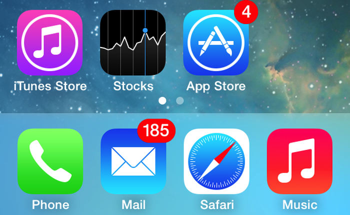 iOS 7.1 gặp lỗi cho phép "xóa tạm thời" ứng dụng mặc định