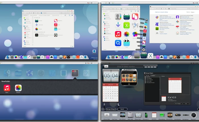 "Đổi gió" cho máy tính với giao diện iOS 7 trên Windows 7/8