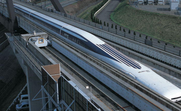 Nhật bản thử nghiệm tàu đệm từ đầu tiên đạt vận tốc 500km/h