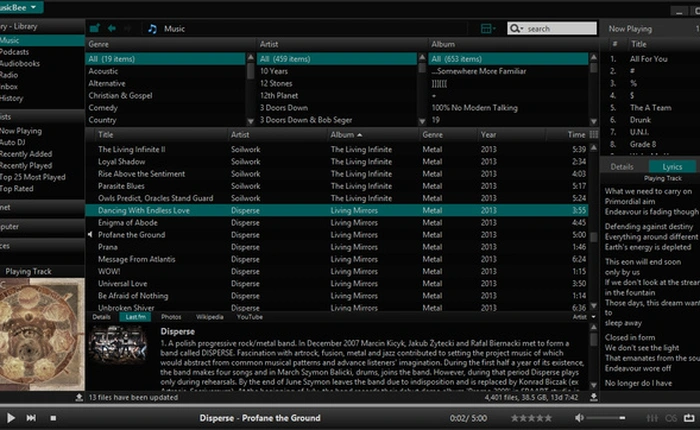 MusicBee: Trình nghe nhạc tuyệt vời nhưng ít người biết