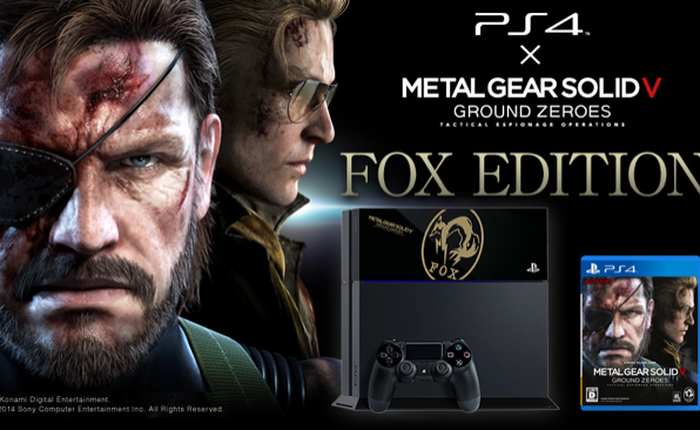 Máy chơi game PS4 phiên bản Ground Zeroes cực ngầu