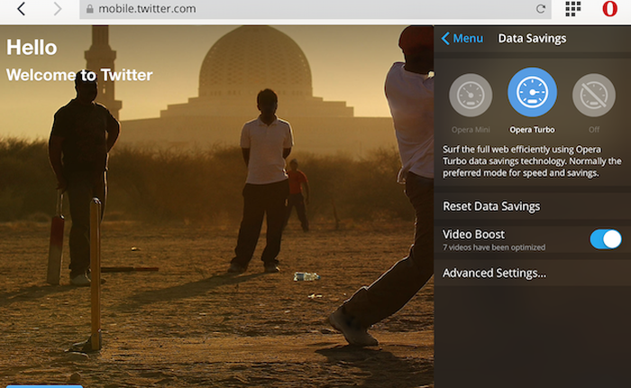 Opera Mini 9 cho iOS sẽ nén cả Video trên trình duyệt
