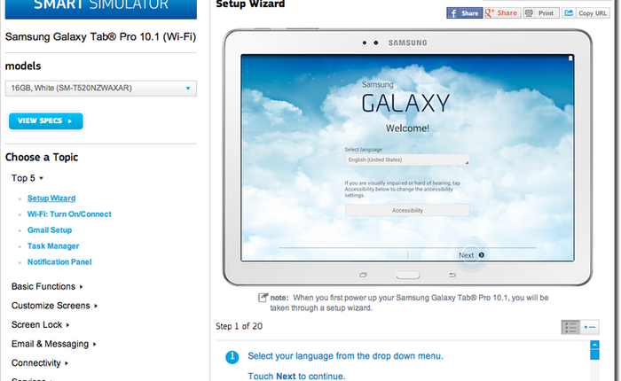 Dùng thử các sản phẩm Samsung bằng công cụ giả lập