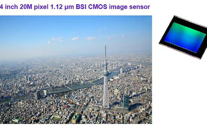 Cảm biến ảnh của Toshiba cho hình chụp di động trở nên sắc nét