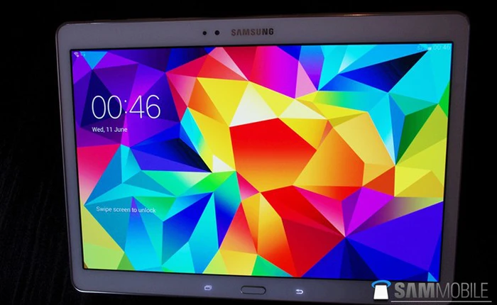 Lộ ảnh thực tế tablet Galaxy Tab S 10.5 trước ngày ra mắt