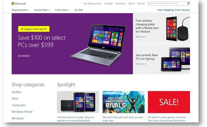 Microsoft tặng 100 USD cho người dùng từ bỏ Windows XP