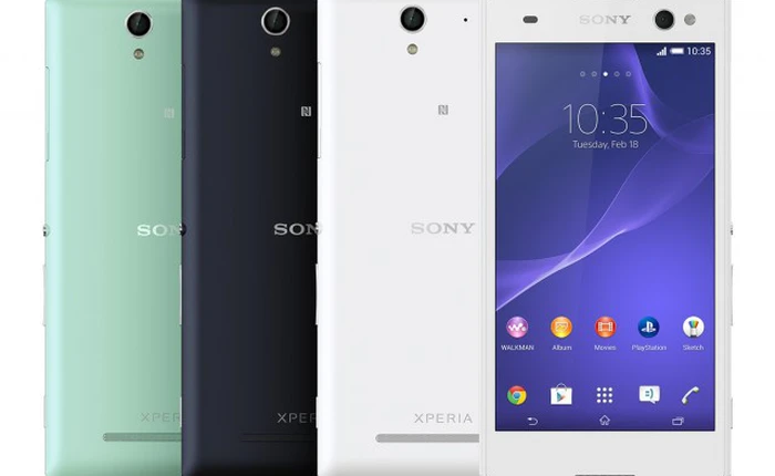 Xperia C3 chuyên cho "tự sướng" chính thức ra mắt