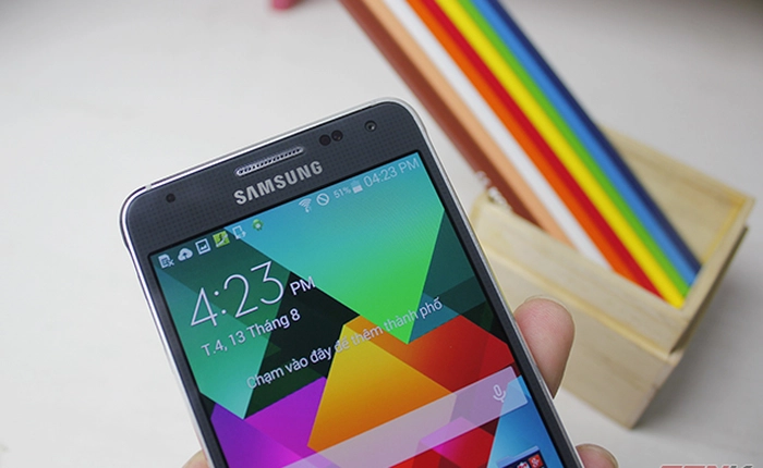 Dùng thử Galaxy Alpha tại VN: Khung viền nhôm, cấu hình cao, màn hình đẹp