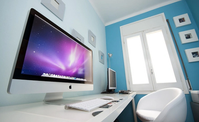 [Ảnh đẹp] Góc làm việc đẹp như mơ cùng máy tính Mac