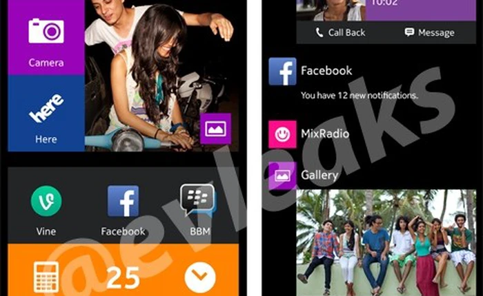 Lộ ảnh báo chí smartphone Android đầu tiên của Nokia