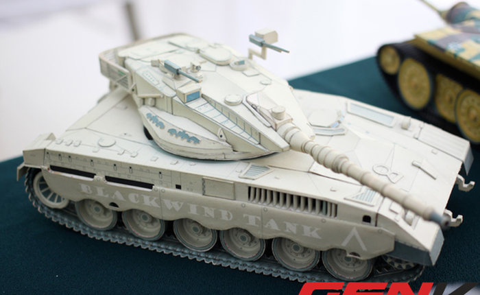 Khám phá thú chơi mô hình giấy quân sự của các bạn trẻ Việt Nam