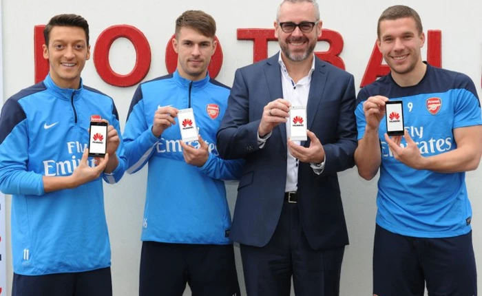 "Kết duyên" cùng Arsenal, Huawei tham vọng mở rộng thị trường