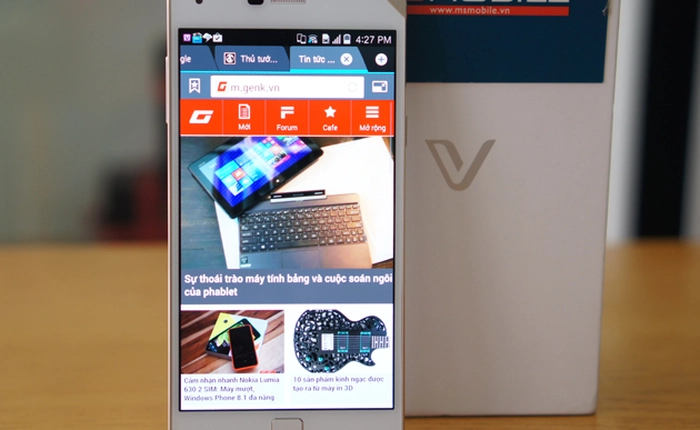 Trên tay Vega Iron 2 đầu tiên tại Việt Nam: Đối thủ xứng tầm của Galaxy S5