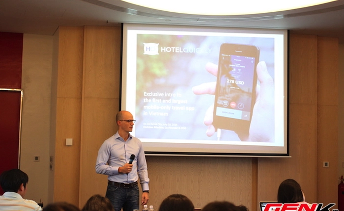 Ra mắt ứng dụng đặt phòng giờ chót HotelQuickly tại Việt Nam