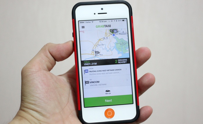 Dùng thử ứng dụng GrabTaxi tại TP.HCM: Ứng dụng bắt Taxi qua smartphone