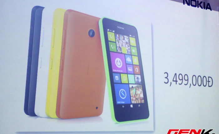 Microsoft ra mắt Lumia 630 hai SIM tại Việt Nam