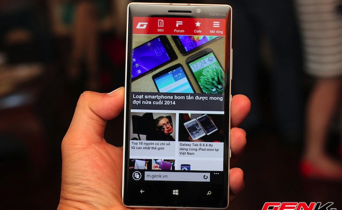 Cận cảnh Nokia Lumia 930 tại Việt Nam