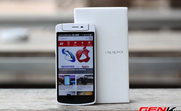 Mở hộp Oppo N1 mini tại Việt Nam