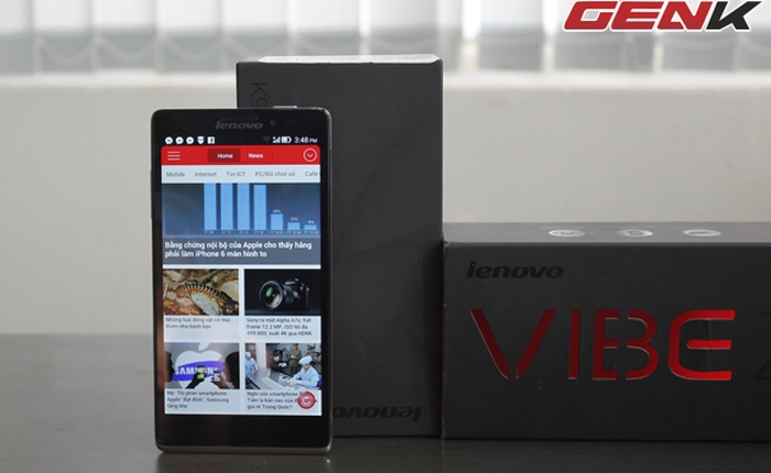 Đánh giá Lenovo Vibe Z - Màn hình đẹp, Pin tốt, thiết kế không tốt, Camera cần cải thiện