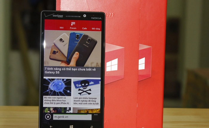 Cận cảnh Lumia Icon - Tiền thân của Lumia 930 sắp ra mắt