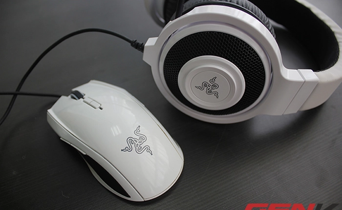 Cận cảnh bộ đôi gaming gear phiên bản "trắng không tì vết" của Razer