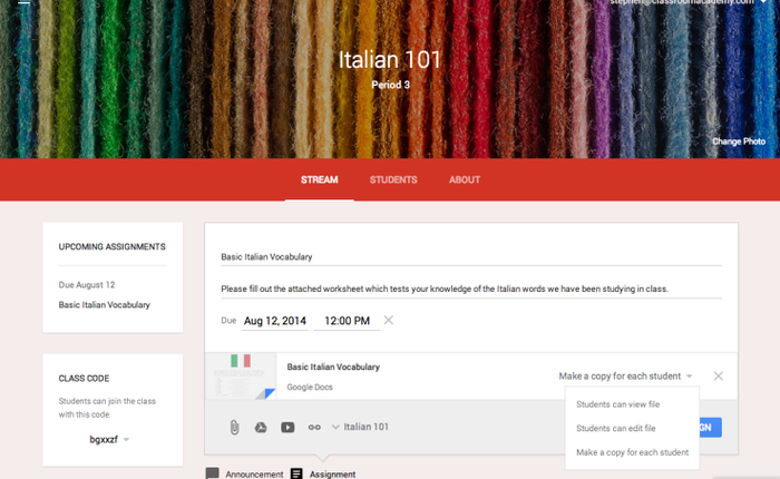 Google giới thiệu công cụ quản lý học tập phục vụ giáo viên và học sinh