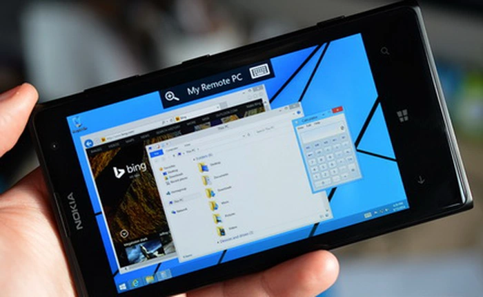Đã có thể điều khiển máy tính từ xa bằng điện thoại Windows Phone
