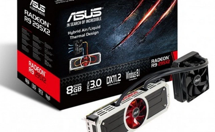 Lộ diện card đồ họa R9 295X2 cao cấp của Asus cùng giá bán