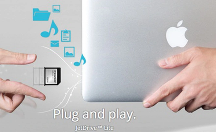 Transcend giới thiệu thẻ nhớ mở rộng dung lượng cho MacBook