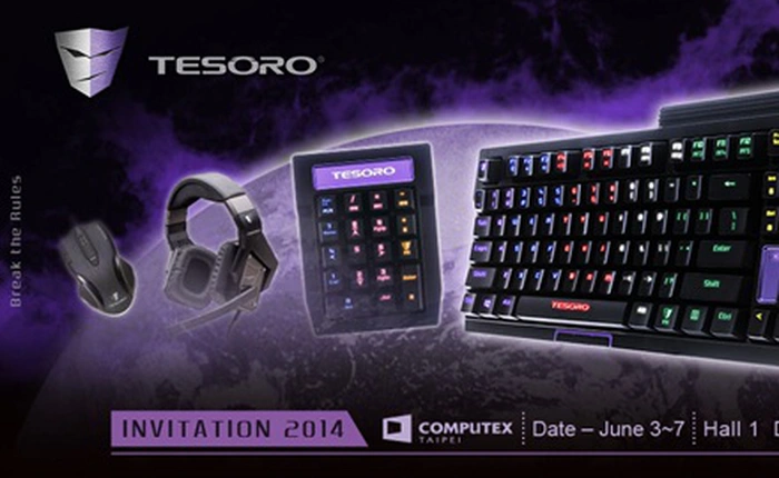 Tesoro tiết lộ hàng loạt sản phẩm gaming mới sắp ra mắt