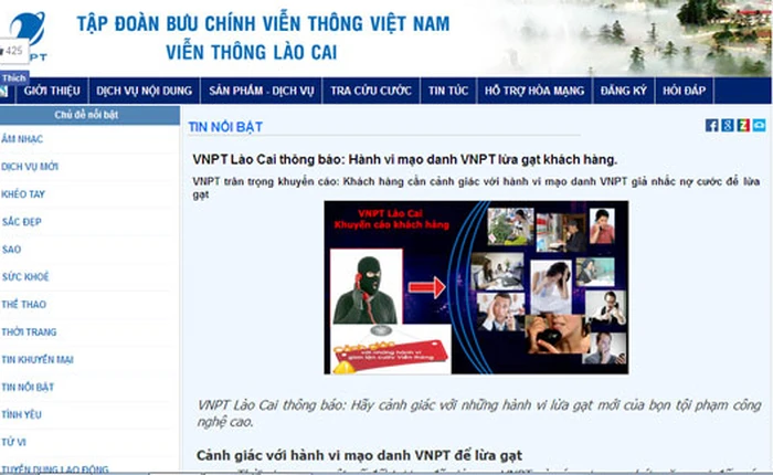 Giả danh nhân viên VNPT lừa đảo bằng chiêu "nợ cước điện thoại"