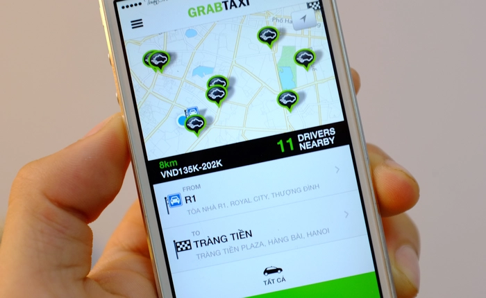 Dùng thử GrabTaxi tại HN: Gọi taxi nhanh, miễn phí 30.000 đồng cho mỗi chuyến