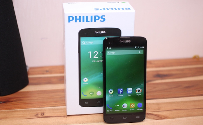 Cận cảnh Philips i908 thiết kế trau chuốt tại Việt Nam