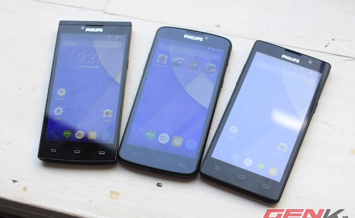 Philips tung bộ ba smartphone mới cho thị trường Việt Nam