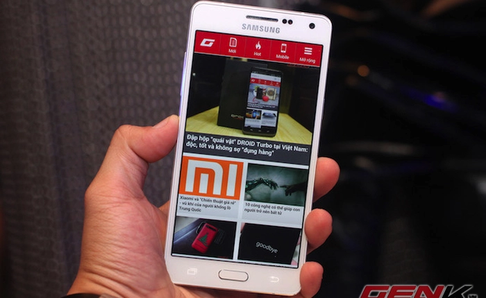 Cảm nhận nhanh Galaxy A: Hoàn thiện tốt, giá còn cao