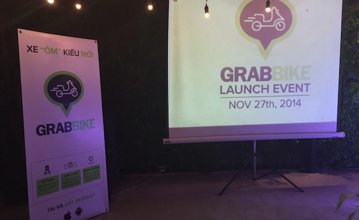 GrabBike chính thức được ứng dụng tại TP.HCM