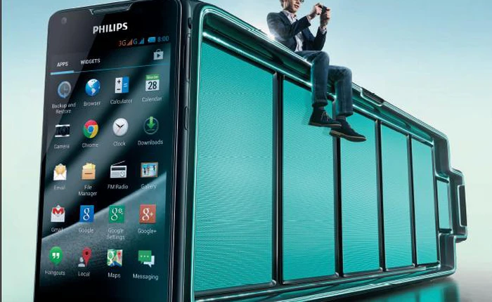 Philips đưa công nghệ pin "trâu" vào loại smartphone mới
