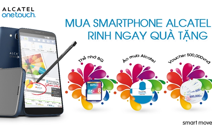 Alcatel OneTouch khuyến mại hè "khủng"