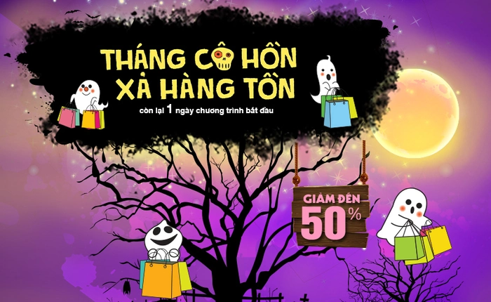 Mua hàng công nghệ giá sốc trong tháng cô hồn tại Lazada