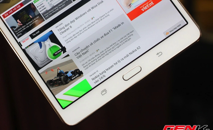 Galaxy Tab S "xứng danh" máy tính bảng màn hình tốt nhất hiện nay