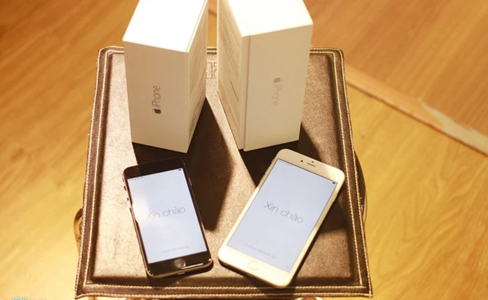 Bộ đôi iPhone 6 và 6 Plus đầu tiên đã về Việt Nam