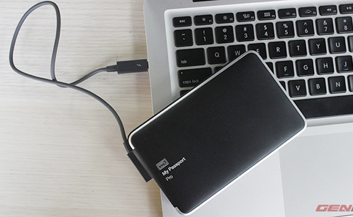 Trên tay WD My Passport Pro: Thunderbolt tốc độ cao, dung lượng lớn