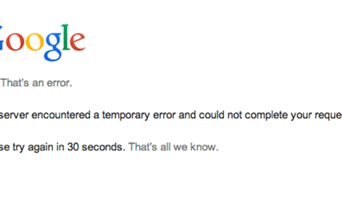 Đêm 12/3, YouTube "chết" tạm thời trên toàn thế giới