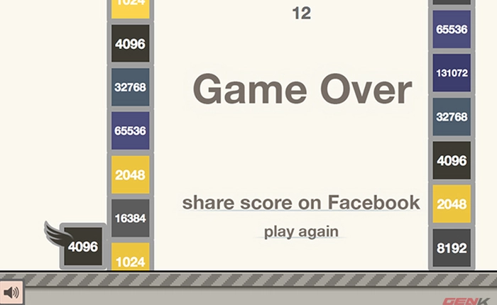 Khó đỡ với Flappy2048, phiên bản lai giữa game hot 2048 và FlappyBird