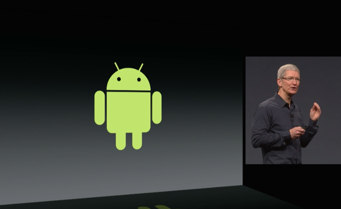 Apple không ngại "ném đá" đối thủ Android trong sự kiện ra mắt iOS 8